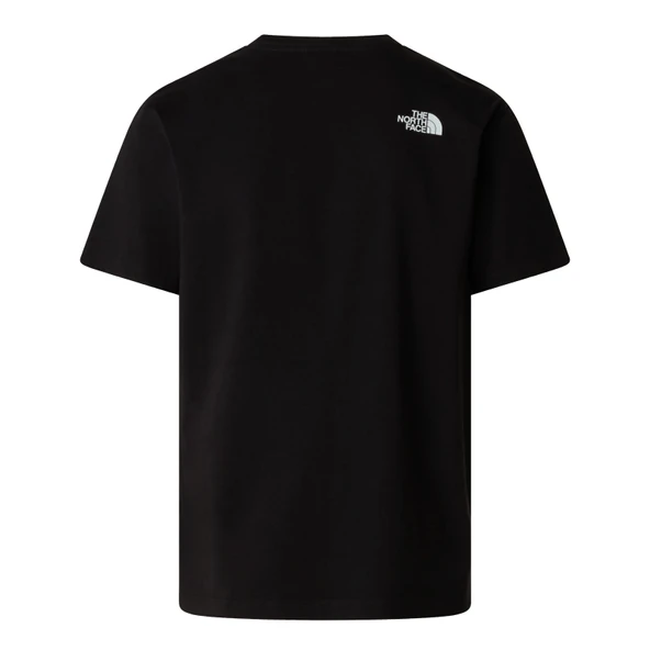 M MOUNTAIN LINE REGULAR SHORT SLEEVE TEE Black Black L - Resim 6