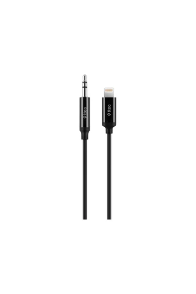 Ttec Aux - Lightning Ses Kablosu 100 cm 2DK42S Siyah ürün görseli 1