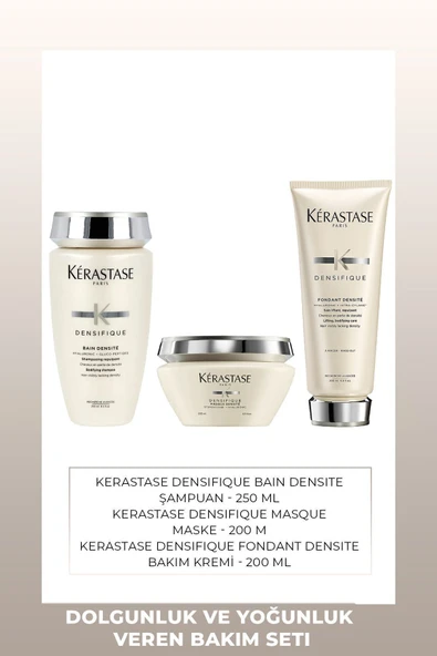 Densifique Bain Densité 250ml/Masque 200ml/Fondant 200 ml ürün görseli 1