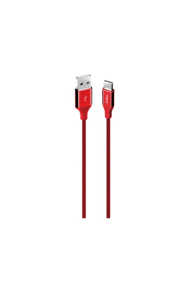 Ttec Alumicable 2Dk18K Typec Şarj Kablosu,Kırmızı Kırmızı ürün görseli 1