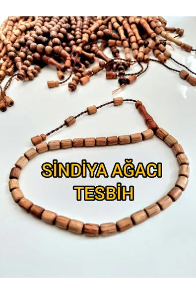 SEVER DOĞAL TAŞ SİNDİA AĞACI TESBİH - Resim 3