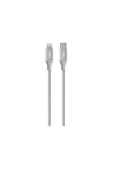 Ttec Alumicable Type-c Lightning Hızlı Şarj Kablosu 150cm Gümüş Diğer ürün görseli 1