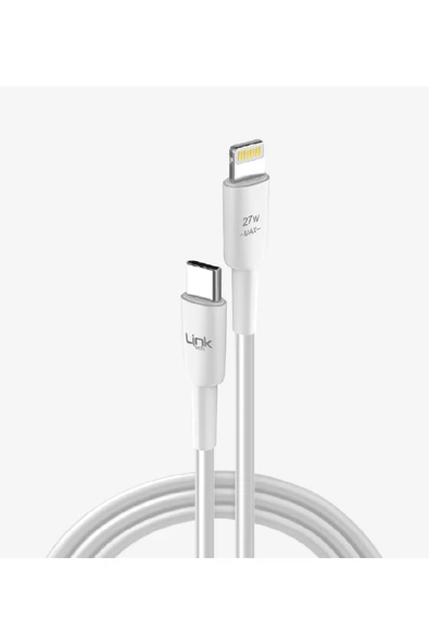 Linktech 30 W 2m Usb-c To Lightning Şarj Kablosu Gri - Resim 2