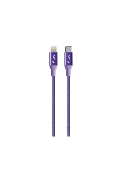 Ttec Alumicable Usb-c Lightning Hızlı Şarj Kablosu 150cm Mor Diğer ürün görseli 1