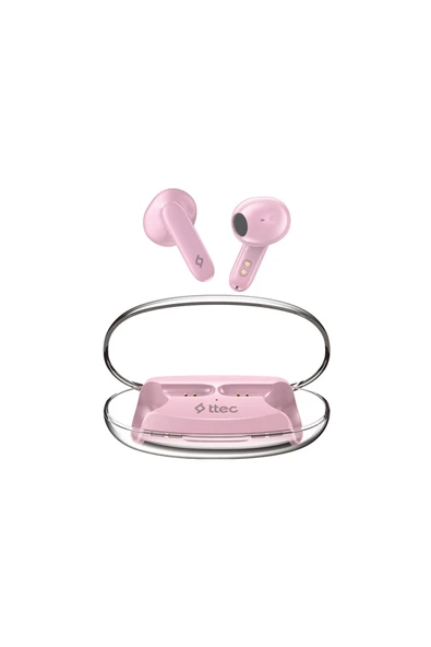 Ttec AirBeat Glace Gerçek Kablosuz TWS Bluetooth Kulaklık- 2KM170 Pudra Pembesi ürün görseli 1