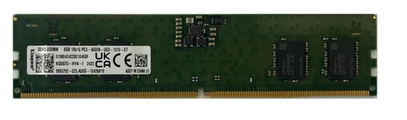 Kingston KGDGT0-HYA-K 8GB DDR5 5600MHz PC Bellek Bulk Kutusuz ürün görseli 1