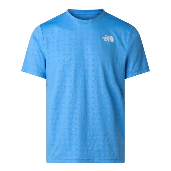 M 24/7 PENTADOME EMBOSSED REG SS TEE Blue Blue M - Resim 5