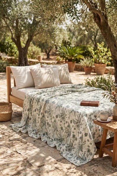 Cotton Collection Tek Kişilik Pike Rose Garden 160x230 ürün görseli 1