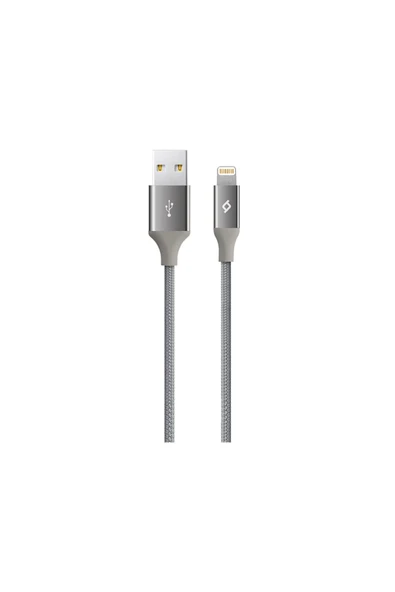 Ttec Uzay Gri Alumicable Iphone Lightning Uyumlu Şarj ve Data Kablosu 2dk16 Gri ürün görseli 1
