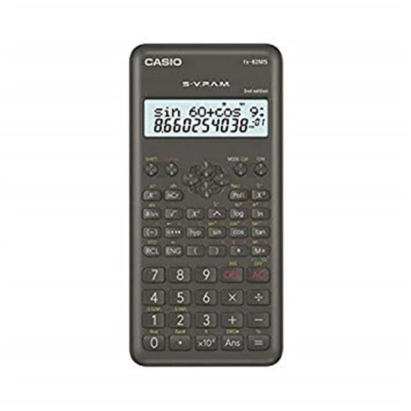 Casio FX-82MS-2-PK-W-DTF Versiyon Bilimsel Pembe Fonksiyonlu Hesap Makinesi ürün görseli 1