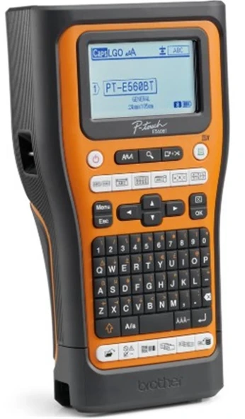 Brother P-Touch PT-E560BTVP 6-24MM Baskı Etiket Yazıcı El Tipi Bluetooth USB Bağlantı (Pil Dahil) ürün görseli 1