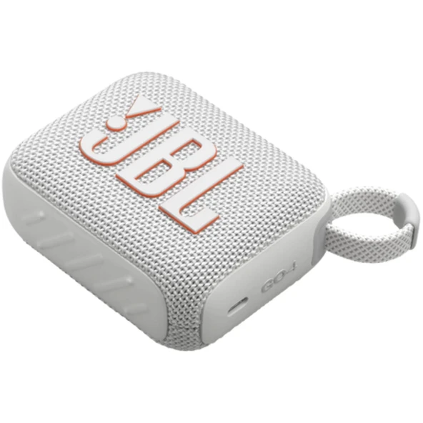 JBL Go 4 Taşınabilir Bluetooth Hoparlör - Beyaz - Resim 6