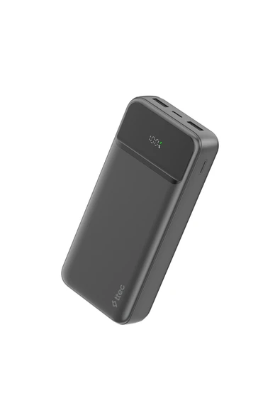 Ttec ReCharger LCD 20.000mAh PD 20W Taşınabilir Hızlı Şarj Aleti/Powerbank-2BB268S Siyah ürün görseli 1