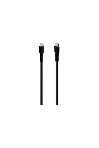 Ttec USB-C - USB-C 120cm 60W PD/QC Hızlı Şarj/Data Kablosu - 2DK59 Siyah ürün görseli 1