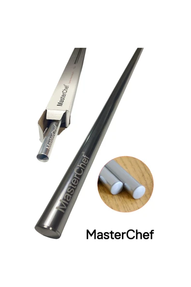 Masterchef Paslanmaz Alüminyum Düz Metal Oklava 76 Cm ürün görseli 1