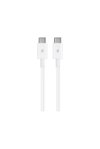 Ttec USB-C - USB-C 120cm 60W PD/QC Hızlı Şarj/Data Kablosu Beyaz 2DK36B Beyaz ürün görseli 1