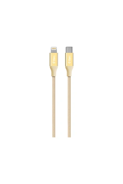 Ttec USB-C - Lightning Hızlı Şarj Kablosu 150cm 2DK41 ttec AlumiCable Halat Kablo Altın ürün görseli 1