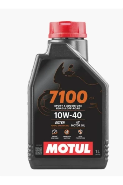 Motul 7100 10W-40 4T 1 lt Motosiklet Yağı - 2026 ürün görseli 1