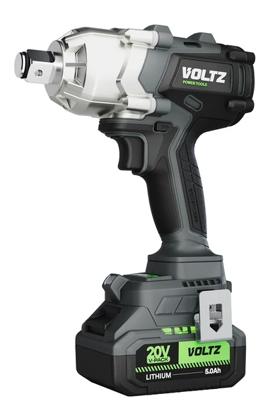 VOLTZ - 1000 Nm - 1/2 - 20 Volt 5 Amper Profesyonel Akülü Somun Sökme Makinası (VZIW-20-10) ürün görseli 1