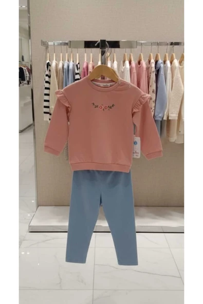 Kidzes KIZ BEBEK %100 PAMUK TAYTLI 2'Lİ TAKIM ürün görseli 1