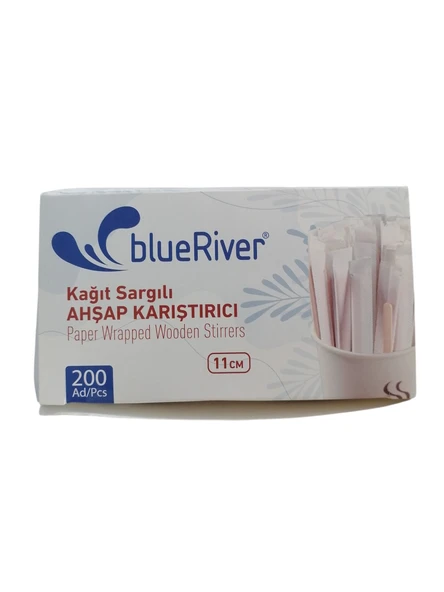 BlueRiver Kağıt Sargılı Ahşap Karıştırıcı 11 cm (200 adet) ürün görseli 1
