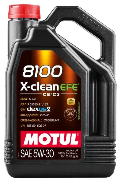 8100 X-clean Efe 5w-30 Partiküllü Motor Yağı 4l 2025 Uretim ürün görseli 1