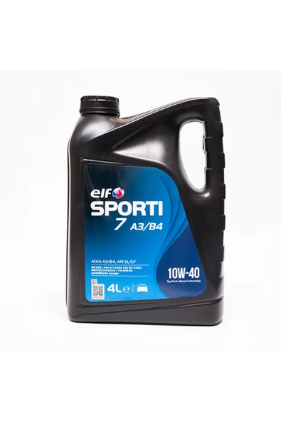 ELF Sporti 7 A3/b4 10w-40 4 Litre ürün görseli 1