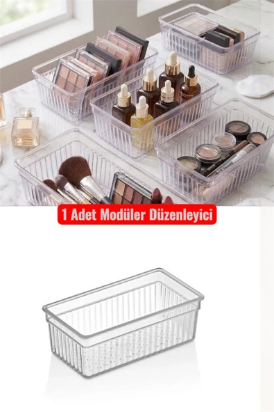 Bayev 1 Adet Bade (M) Makyaj Takı Organizeri Çekmece İçi Modüler Düzenleyici ürün görseli 1