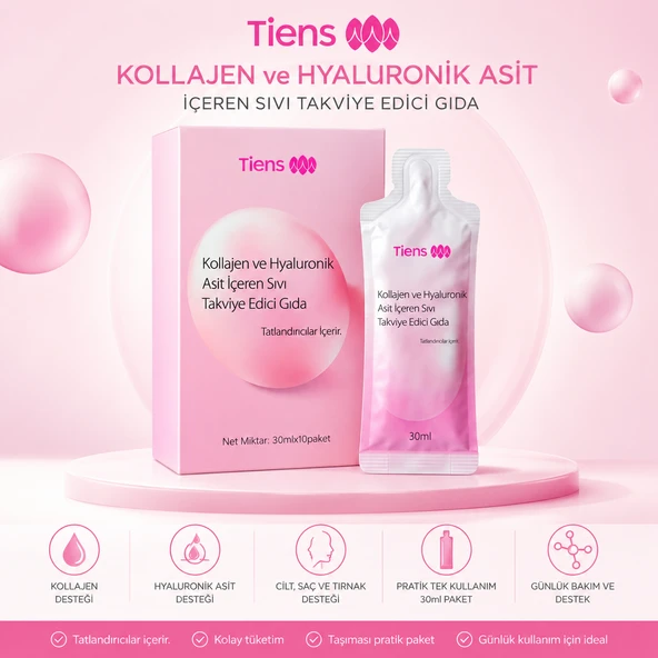 Tiens Kollojen ve Hyaluronik Asit Içeren Sıvı Takviye Edici Gıda ürün görseli 1