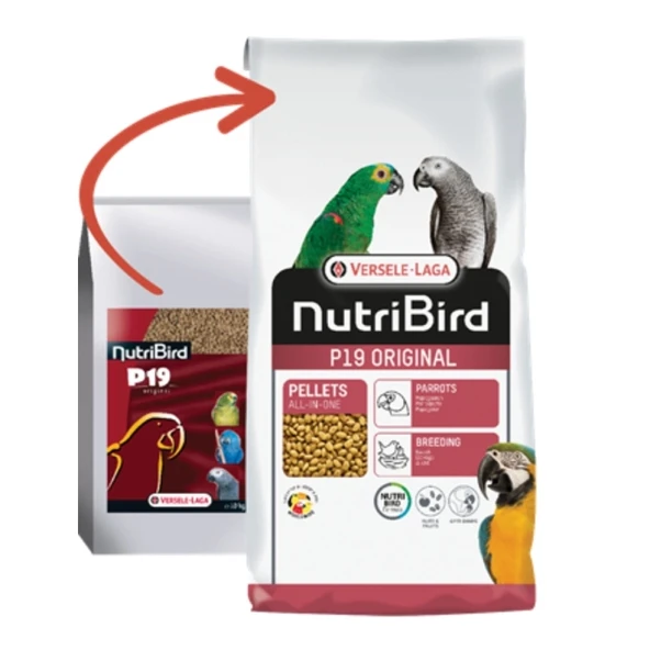 Versele Laga Nutrıbırd P19 Orıgınal Papağan Pelet Yem 10kg ürün görseli 1