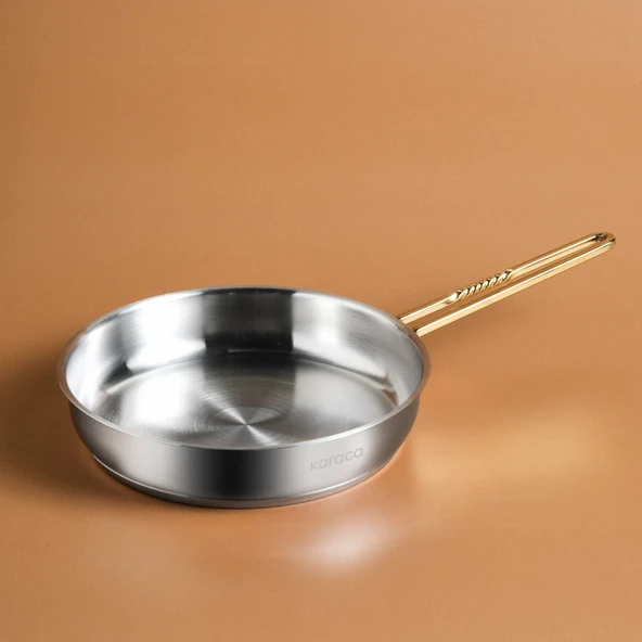 Emsan Maçka İndüksiyon Tabanlı Çelik Tava 14 Cm Gold ürün görseli 1