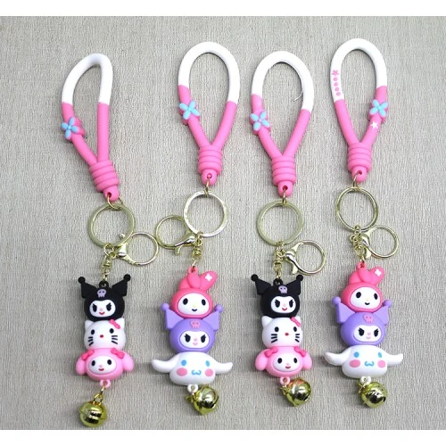 Hello Kitty Ve Arkadaşları Silikon Anahtarlık ürün görseli 1