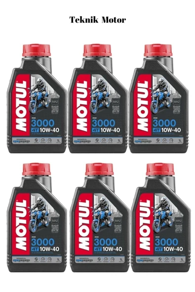 3000 10w40 4t Mineral Motosiklet Motor Yağı 12 Adet Ü.T 2025 ürün görseli 1