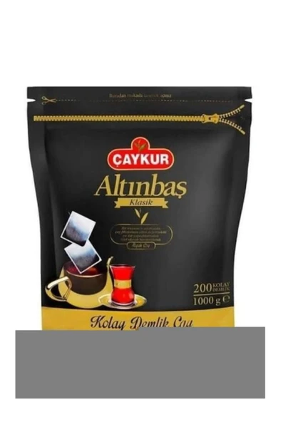 Çaykur Altınbaş Klasik Siyah Kolay Demlik Poşet Çay 1000 Gr ürün görseli 1