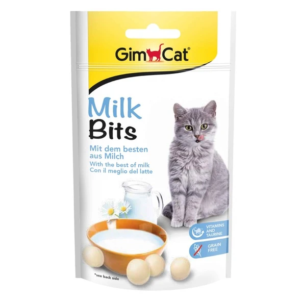GimCat Milk Bits Sütlü Kedi Ödülü 40 Gr ürün görseli 1