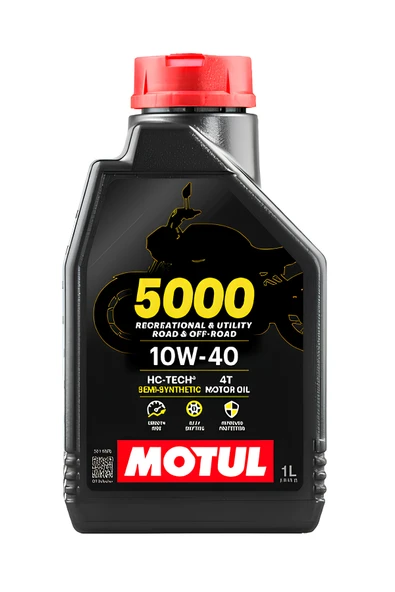 5000 10w40 4t Yarı Sentetik Motor Yağ 1 L ürün görseli 1
