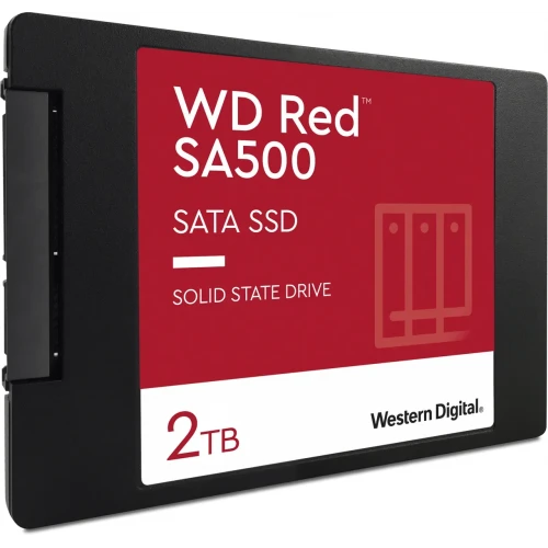 WD Red SA500, WDS200T2R0A, 2TB, 560/530, SERVER ve NAS için Enterprise, 2,5" SATA, SSD ürün görseli 1