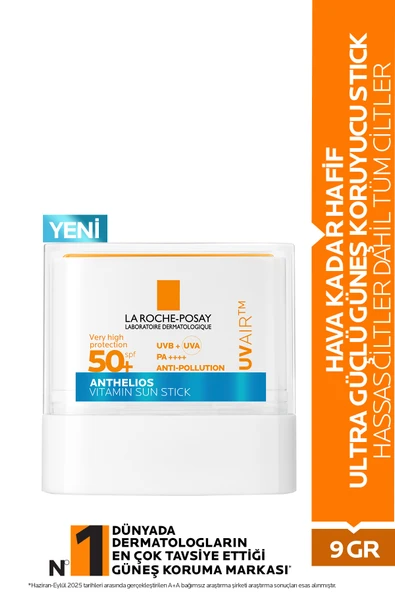 La Roche Posay Anthelios UV Air SPF50+ Ultra Güçlü Stick Güneş Koruyucu 10 ml/ 9gr ürün görseli 1