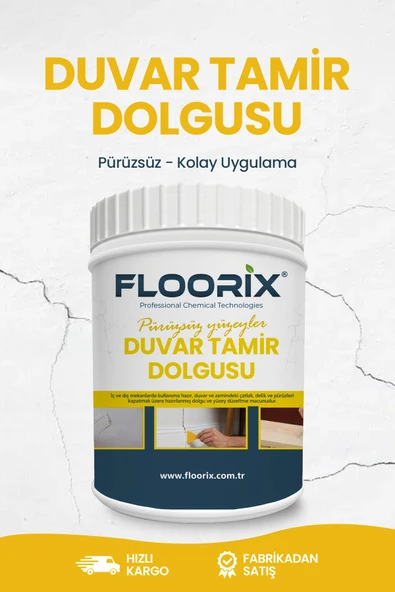 Floorix Duvar Tamir Dolgusu 1,5 kg ürün görseli 1
