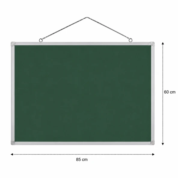 Askılı Yazı Tahtası 60x85cm Yeşil ürün görseli 1