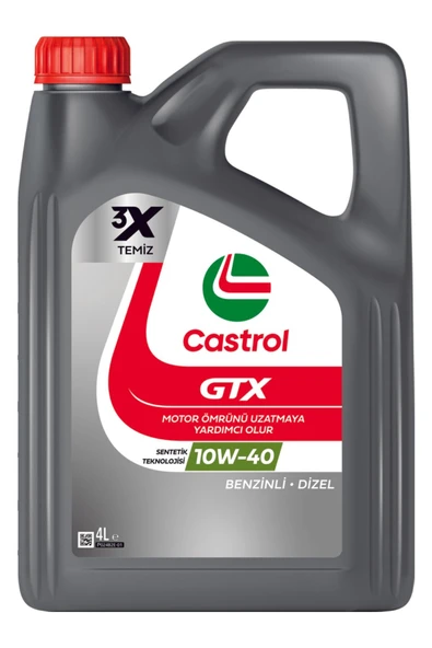 Castrol GTX Ultraclean 10W-40 A/B 4 lt Motor Yağı - 2025 ürün görseli 1