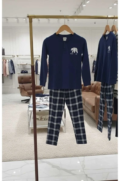 Kidzes ERKEK ÇOCUK %100 COTTON PİJAMA TAKIMI ürün görseli 1