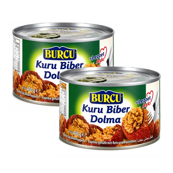 Burcu Kuru Biber Dolma 400 gr x 2 Adet ürün görseli 1