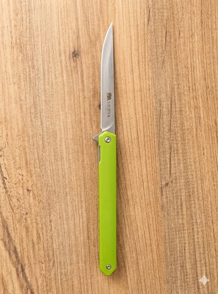 Katlanabilir Beyefendi Çakısı 21 cm Yeşil - Resim 4