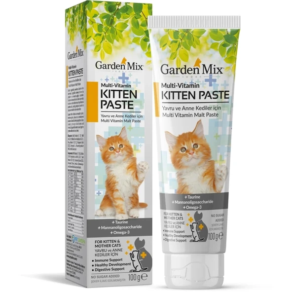 Garden Mix Kedi Kitten Multivitamin Macun 100 Gram ürün görseli 1