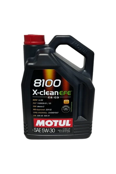 Motul 8100 X-clean Efe C2/c3 Sae 5w-30 Tam Sentetik Motor Yağı 5 L ürün görseli 1