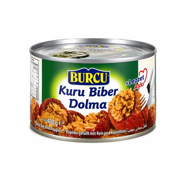 Burcu Kuru Biber Dolma 400 gr x 2 Adet - Resim 2
