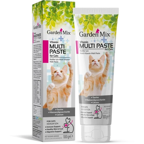 Garden Mix Kedi Multivitamin Macun 100 Gram ürün görseli 1