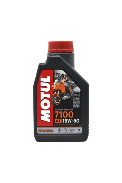 Motul 7100 15W-50 4T 1 lt Motosiklet Yağı ürün görseli 1