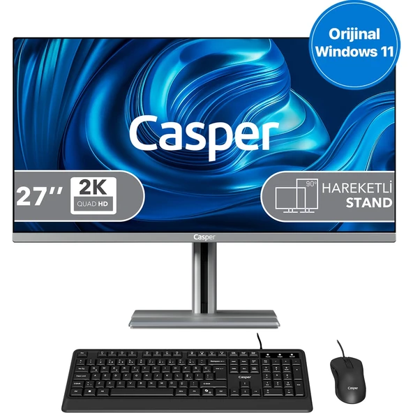 Nirvana A87.210H-BF00A-V-G Intel Core 5-210H 16GB RAM 1TB NVME SSD Windows 11 Home All In One ürün görseli 1